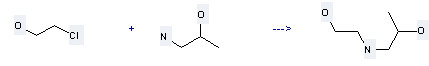 2-Propanol,1-[(2-hydroxyethyl)amino]- can be prepared by 1-amino-propan-2-ol and 2-chloro-ethanol at the temperature of 120 °C